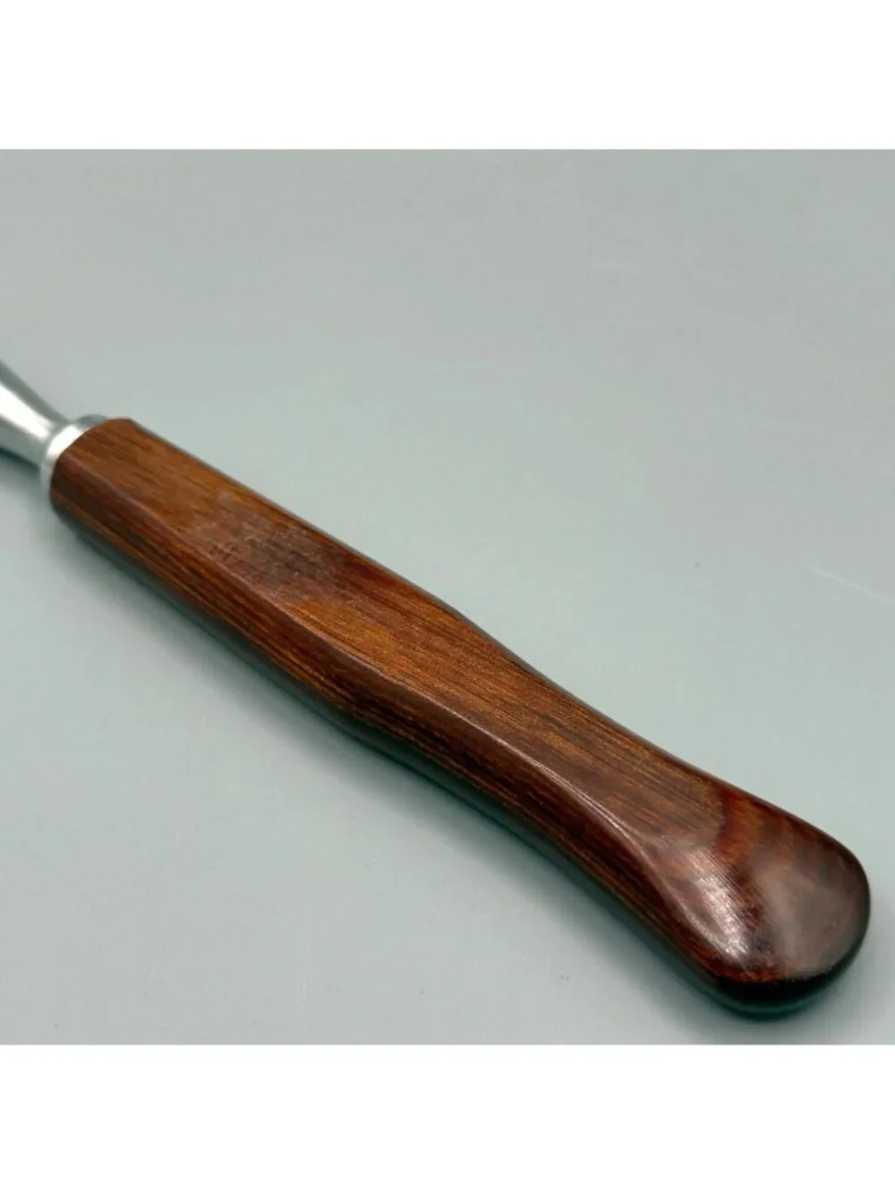 FLINT England Knife Sharpening Steel Mahogany Handle Stainless 13